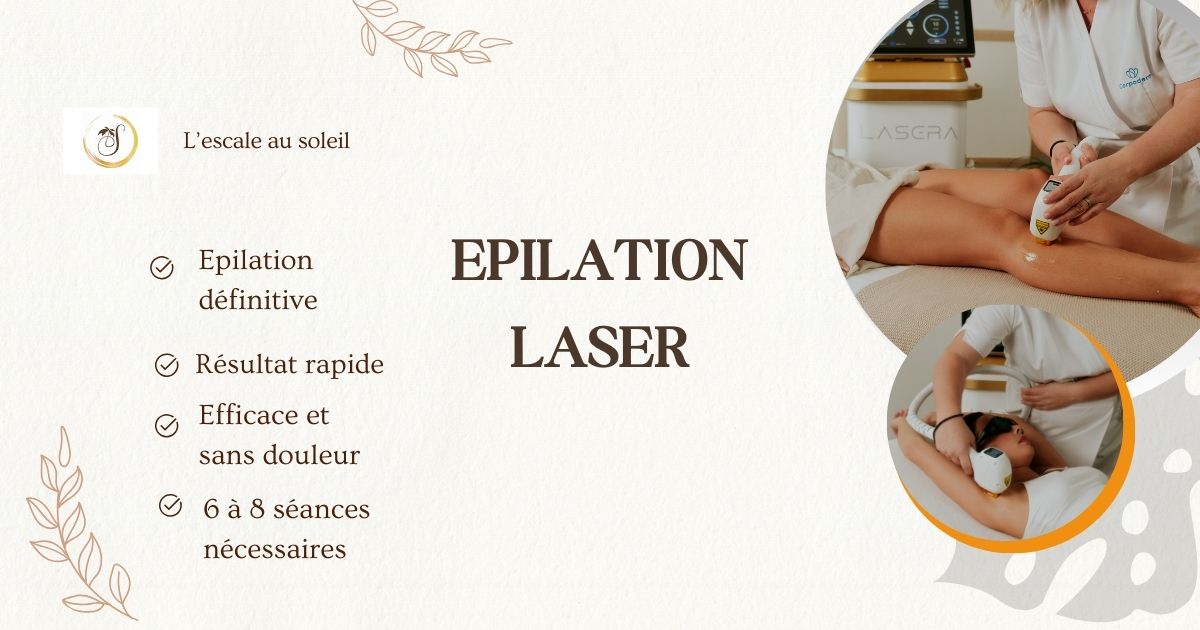 epilation laser nouveauté Publication Facebook